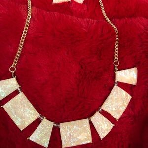Square oval necklace
